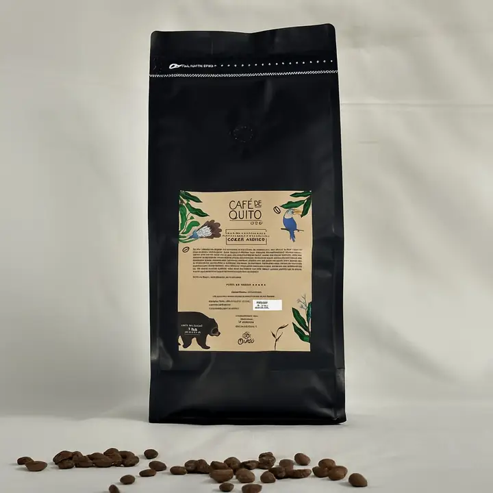 CAFÉ DE QUITO EN GRANO - 1 Kg