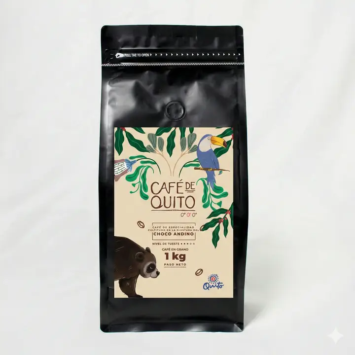 CAFÉ DE QUITO EN GRANO - 1 Kg